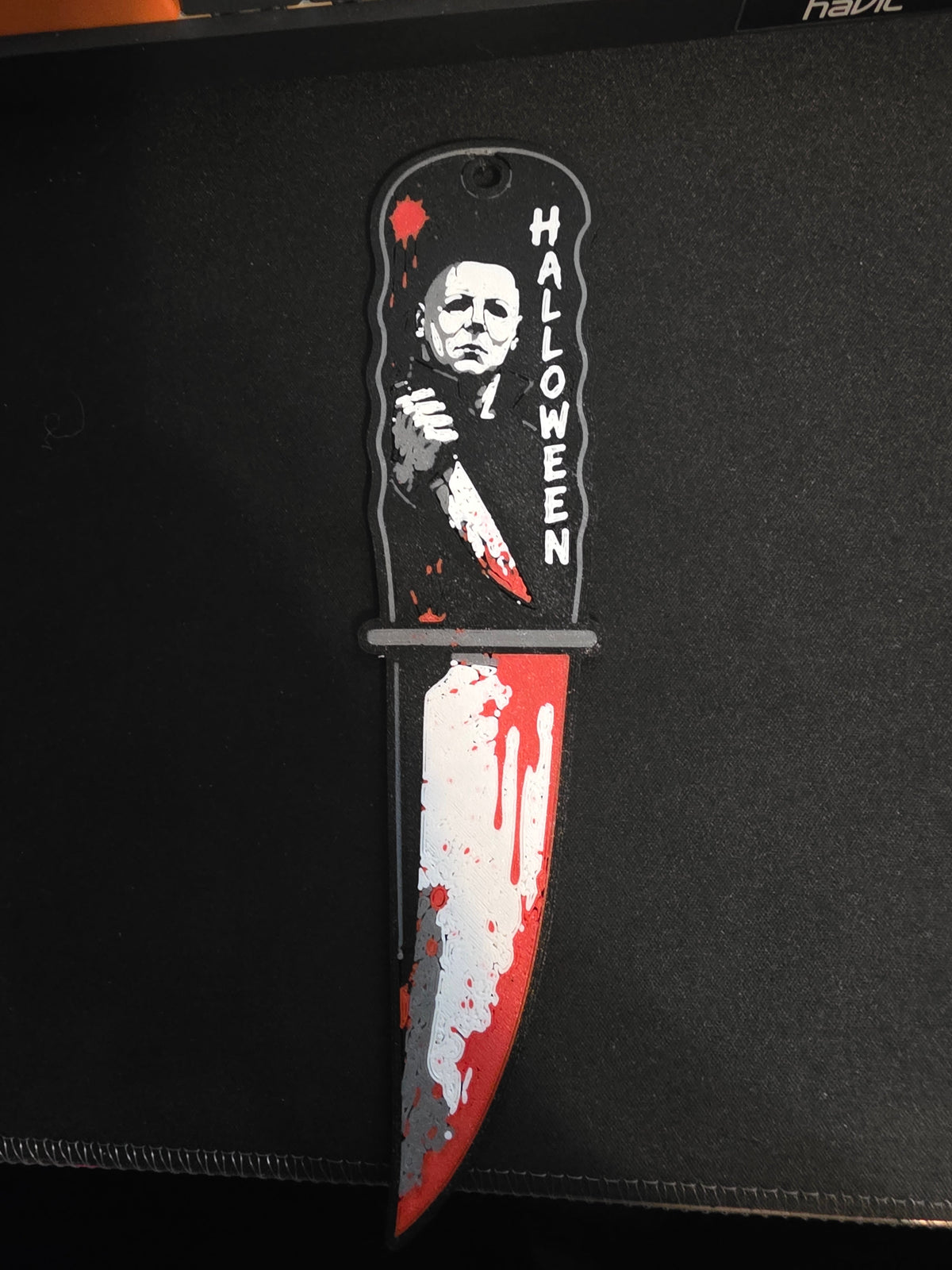 Halloween Michael Myers Knife Bookmark