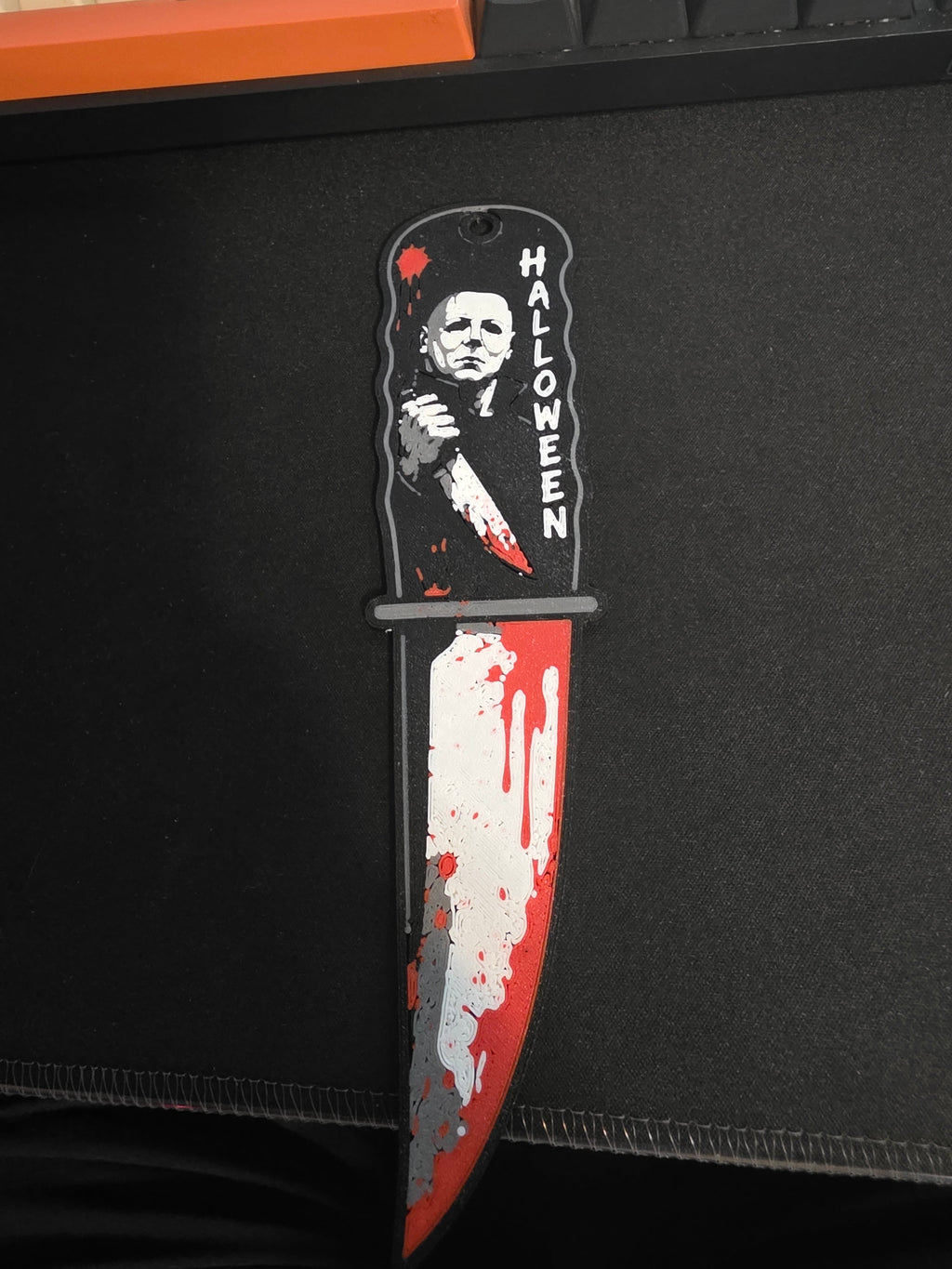 Halloween Michael Myers Knife Bookmark