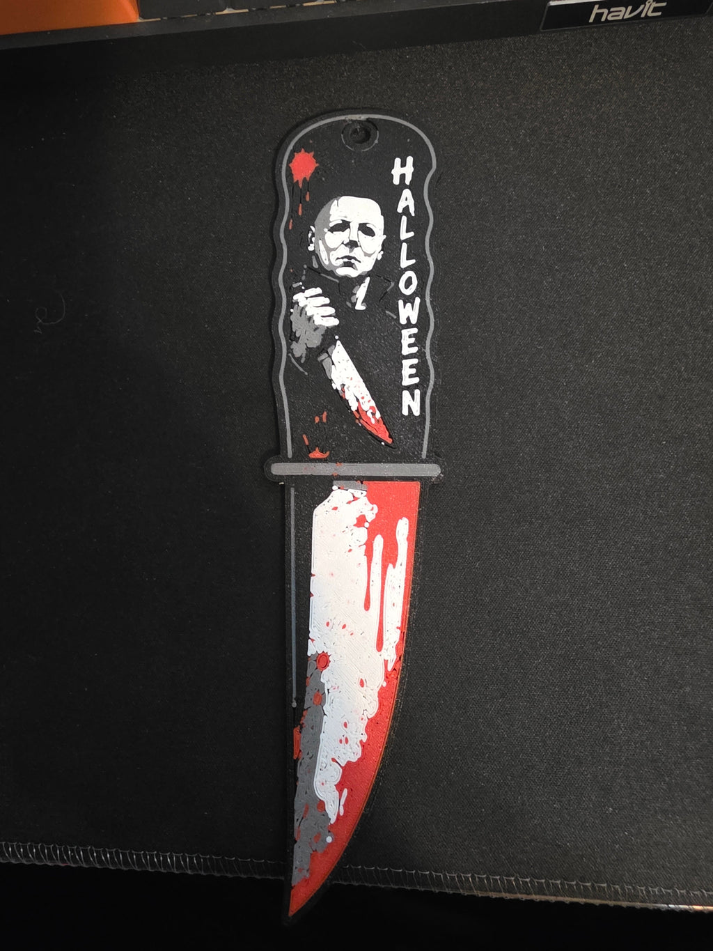 Halloween Michael Myers Knife Bookmark