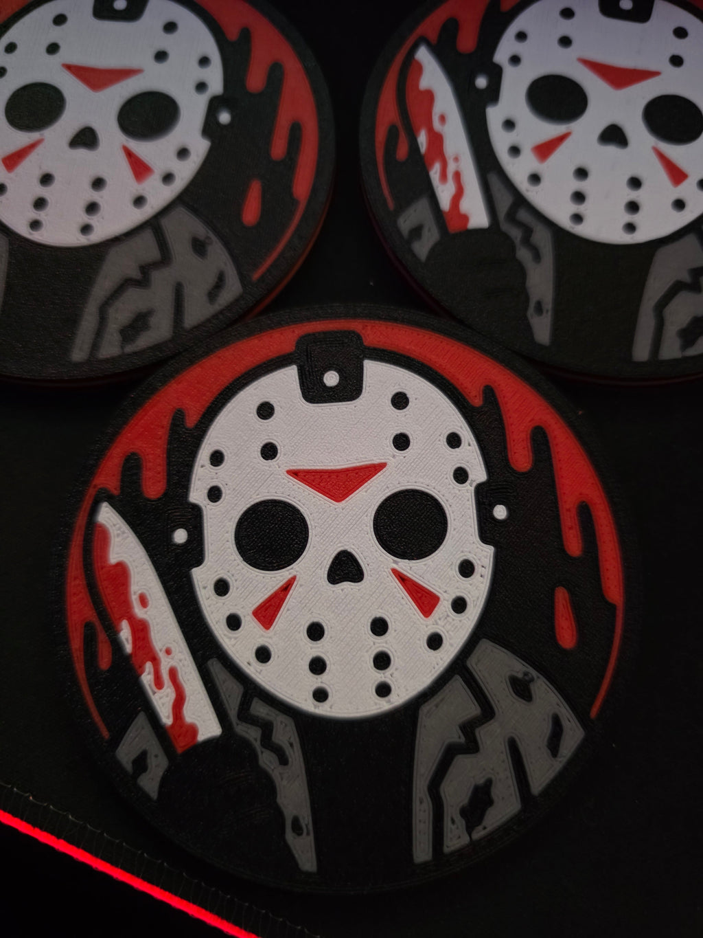 Jason Voorhees Horror Coaster - 3D Printed