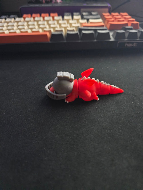 Cute Sir Dragon Keychain